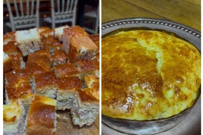 Patrim&ocirc;nio de Santa Rita do Sapuca&iacute;, o p&atilde;o cheio leva na receita lingui&ccedil;a curada e o queijo minas -  (crédito: Nara Ferreira/EM)