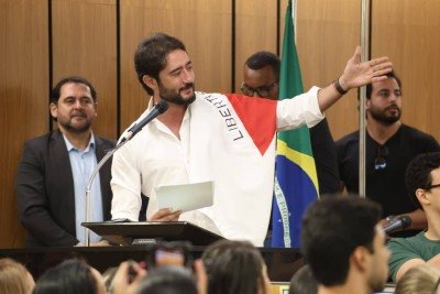 Gabriel Azevedo terá mulher na chapa, como candidata a vice -  (crédito: Marcos Vieira / EM / DA Press)