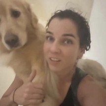 Tutora sobe com Golden pesada por 19 andares: 'É o mínimo que posso fazer"