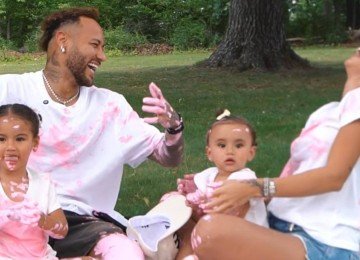 Neymar vai ser papai novamente em dezembro, de mais uma menina -  (crédito: Redes sociais)