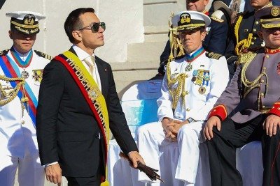 A prisão do Cecot, em El Salvador, tornou-se um modelo de combate à violência que foi exportado para outros países -  (crédito: Getty Images)