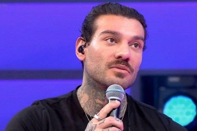 Lucas Lucco fez um alerta sobre como identificar os primeiros sinais da depressão -  (crédito: TV Globo / reprodução)