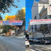 Obra em rua da capital atiça moradores e provoca guerra de recados - Renato Scapolatempore/EM/D.A.Press