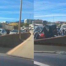 Fernão Dias é liberada após acidente em Betim; retenção chega a 5 km - Reprodução/Redes Sociais
