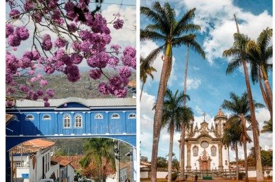 Turistas estarão mais perto do Passadiço da Glória, em Diamantina e da Igreja de São Francisco, em São João del-Rei -  (crédito: Beto Novaes/EM e Prefeitura de São João del-Rei)