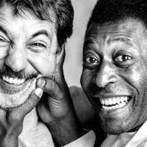 Foto de Pelé feita por Tripolli foi arrecadada em leilão por R$ 640 mil - Arquivo pessoal