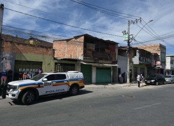 PMMG realiza ação no Jardim Laguna -  (crédito: Leandro Couri/EM/D.A Press)