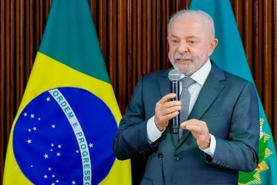 Lula, presidente em terceiro mandato, &eacute; a figura central do lulismo, fen&ocirc;meno pol&iacute;tico e social distinto do petismo -  (crédito: Ricardo Stuckert/PR)