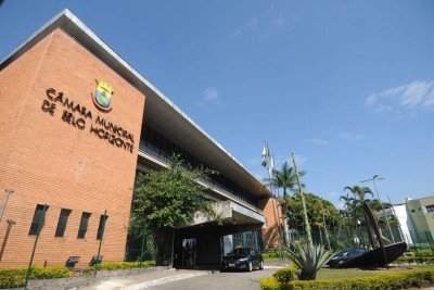 Foram 27 vereadores que votaram pela derrubada do veto contra 11 pela manutenção. -  (crédito: Leandro Couri/EM/D.A Press)