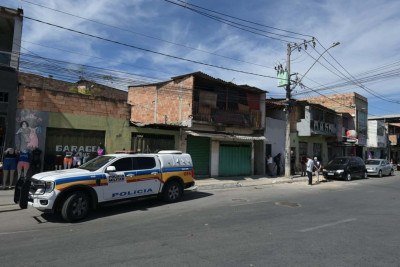 PMMG realiza ação no Jardim Laguna -  (crédito: Leandro Couri/EM/D.A Press)