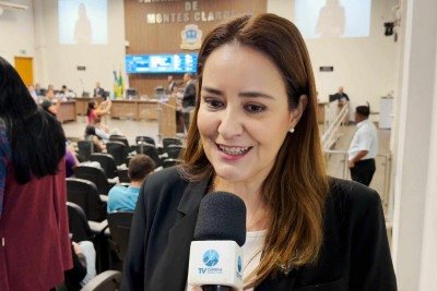 Vereadora Maria Helena Lopes, de Montes Claros, será companheira de chapa de Gabriel Azevedo na corrida ao Governo de Minas -  (crédito: Câmara Mun. Montes Claros/divulgação)