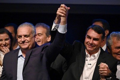 Deputado federal alagoano foi escolhido por Flávio para compor a chapa  -  (crédito: Evaristo Sá/AFP)