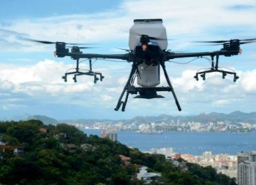 Drones preocupam polícias brasileiras -  (crédito: Fernando Frazão/Agência Brasil)