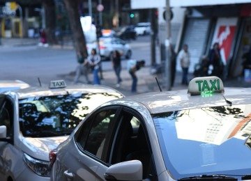 Tarifas de táxi em BH vão aumentar a partir deste sábado (8/8).
       -  (crédito:  Gladyston Rodrigues/EM)