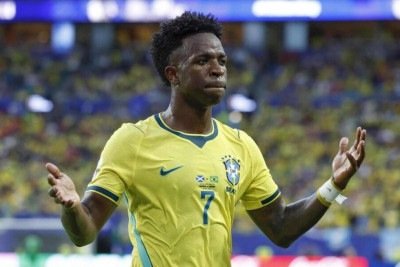 Polícia investiga postagem racista contra Vinícius Júnior nas redes sociais -  (crédito: Tupi)