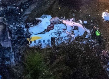 Queda do avião da Voepass em 2024 deixou 62 vítimas -  (crédito: MIGUEL SCHINCARIOL / AFP)