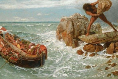 Procissão do Cavalo de Troia, obra dos anos?1870, de Giovanni Domenico Tiepolo -  (crédito: Domínio Público)