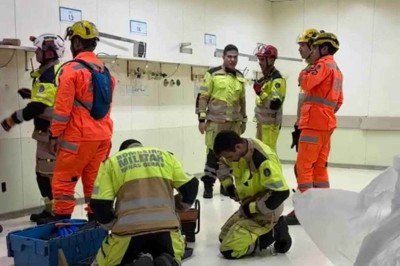Bombeiros foram acionados na madrugada, mas pela manhã o vazamento retornou -  (crédito: Imagens cedidas)