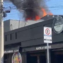 Incêndio destrói cozinha de restaurante em Montes Claros  - Redes sociais/Reprodução