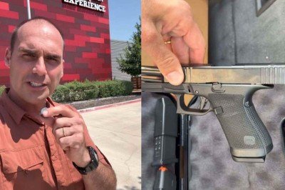 No vídeo, Eduardo ainda critica as exigências brasileiras para aquisição de armas -  (crédito: Redes Sociais/Reprodução)