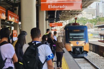 Metrô de BH terá intervalo maior entre trens após as 20h nesta semana
       -  (crédito:  Jair Amaral/EM/D.A Press. Brasil. Belo Horizonte - MG.)