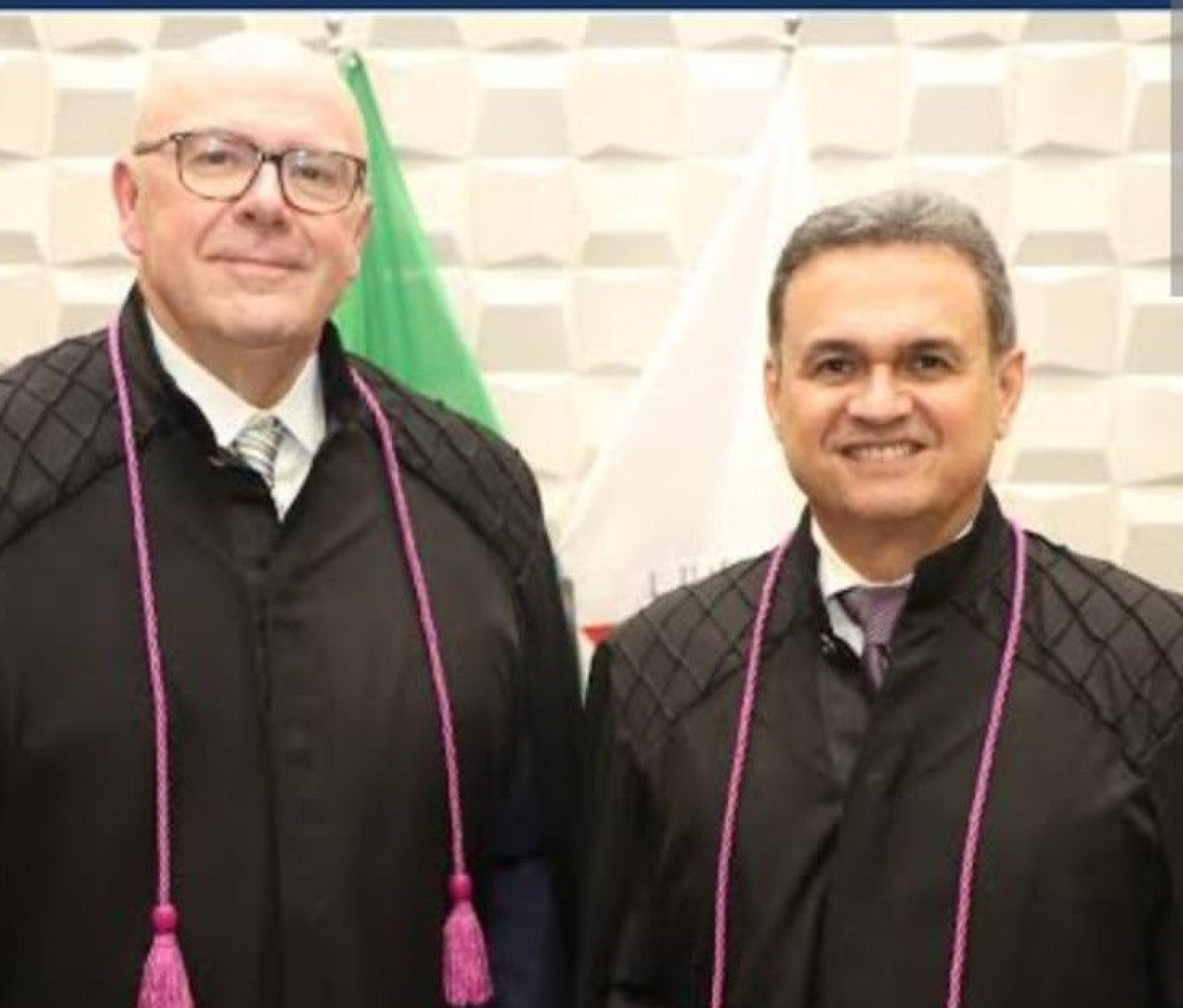 Desembargadores federais Ricardo Machado Rabelo e Miguel &Acirc;ngelo de Alvarenga Lopes, novos presidente e vice-presidente do Tribunal Regional Federal da 6&ordf; Regi&atilde;o