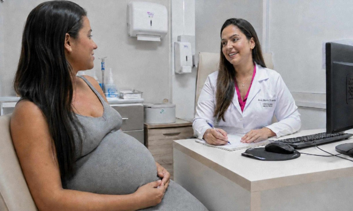 Pré-natal pode identificar fatores de risco, monitorar a evolução da gestação, orientar a mulher sobre sinais de alerta e garantir encaminhamento rápido quando necessário - (crédito: Magnific)