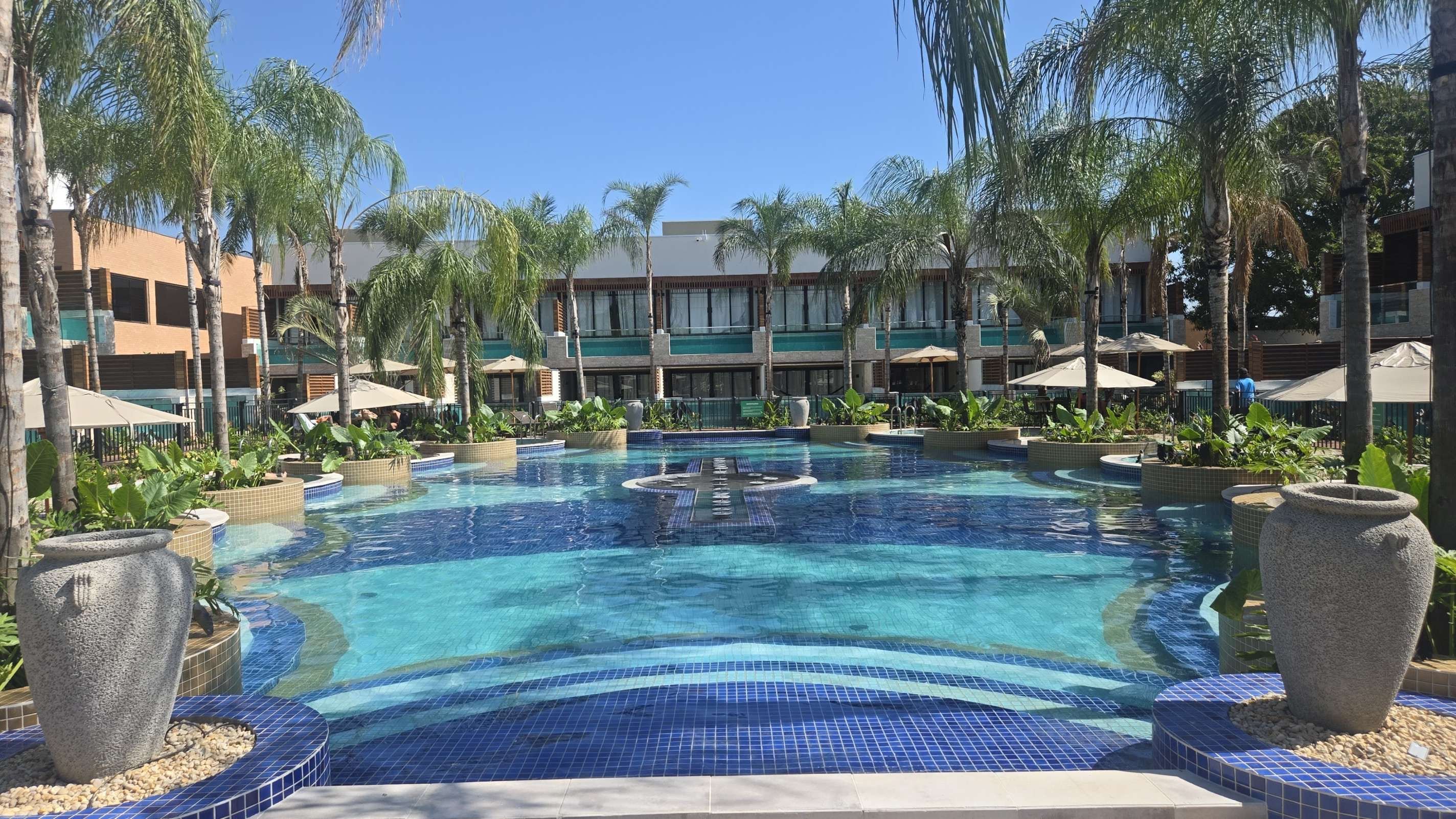 Entre piscinas, conforto e paisagismo do Arte da Natureza Hotel Bonito, cada detalhe convida a desacelerar e sentir Bonito de um jeito diferente-Carlos Altman/EM