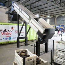 Espaço de recebimento de recicláveis é inaugurado em Belo Horizonte - Leandro Couri/EM/D.A Press