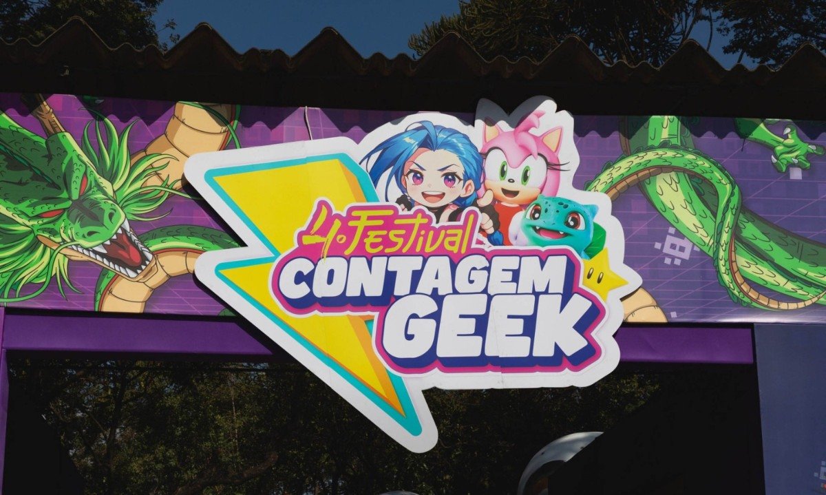 Contagem Geek chega à quinta edição e se consolida como um dos principais eventos geek de Contagem, reunindo fãs de games, tecnologia, cultura pop, cosplay e universo nerd.
- (crédito: Prefeitura de Contagem/Divulgação)