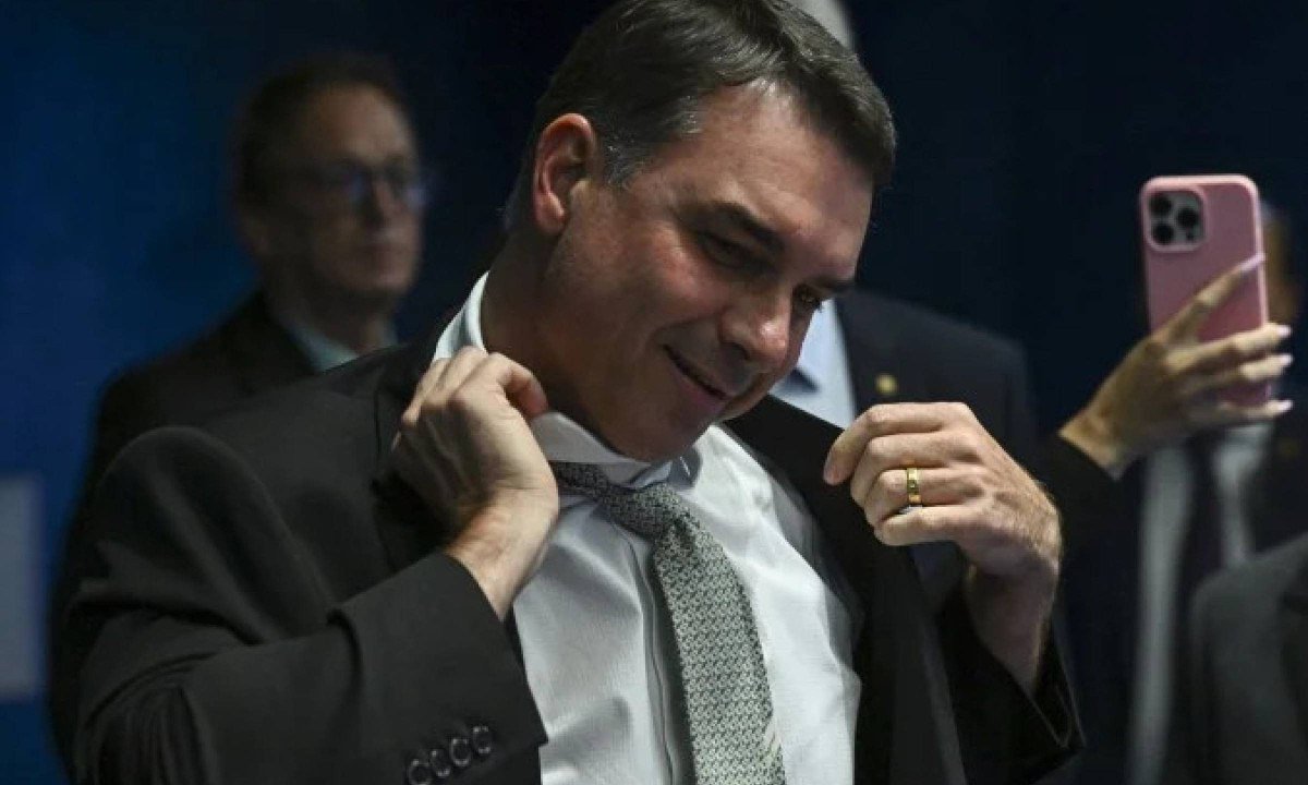 Senador Flávio Bolsonaro (PL-RJ) - (crédito: Jefferson Rudy/Agência Senado)