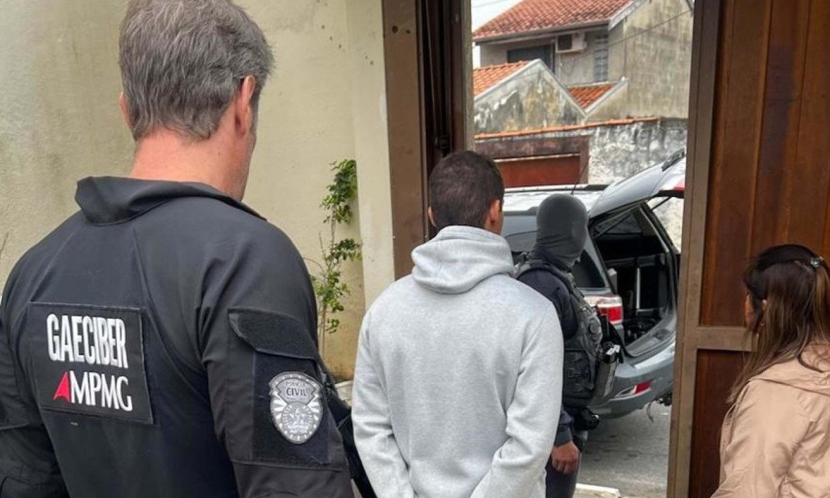Investigado por crime contra criança de 11 anos foi preso em Pindamonhangaba (SP) - (crédito: MPMG)