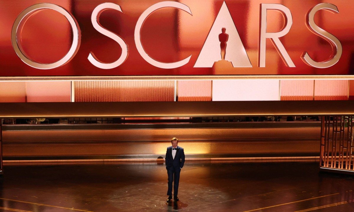 Conan O'Brien apresentando a edição 98 do Oscar - (crédito: Patrick T. Fallon / AFP)