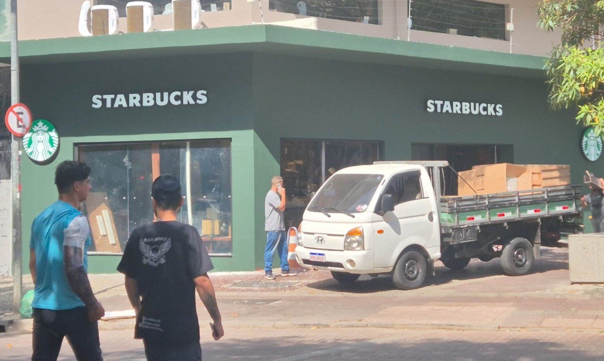 Nova unidade do Starbucks será aberta na Savassi, em BH - (crédito: Jair Amaral/EM/DA Press)