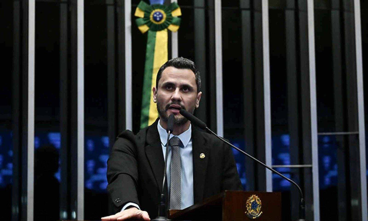 o senador Cleitinho Azevedo (Republicanos) abre a campanha no domingo com desafios preocupantes
 -  (crédito: Tom Molina/Agência Senado – 28/7/26)