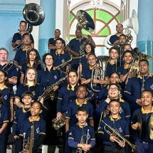 Banda entra em cena para festejar Nossa Senhora - DIVULGAÇÃO