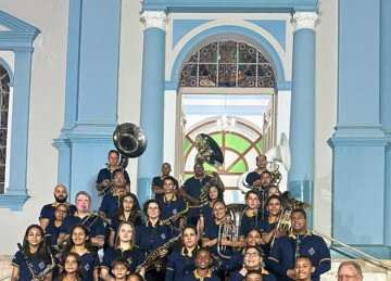 Festa de Nossa Senhora do Rosário, maior evento religioso e cultural de Sabinópolis, irá até 16 de agosto -  (crédito: Sociedade Corporação Musical banda Maria Imaculada/Divulgação)