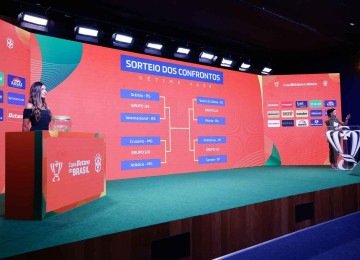 Sorteio realizado na sede da CBF na última terça-feira definiu três clássicos estaduais, entre eles Atlético e Cruzeiro -  (crédito: Luciana Vermell / CBF)