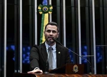 o senador Cleitinho Azevedo (Republicanos) abre a campanha no domingo com desafios preocupantes
 -  (crédito: Tom Molina/Agência Senado – 28/7/26)