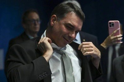 Senador Flávio Bolsonaro (PL-RJ) -  (crédito:  Jefferson Rudy/Agência Senado)