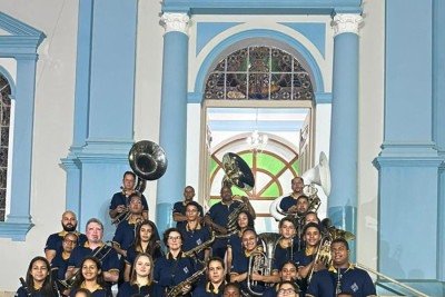 Festa de Nossa Senhora do Rosário, maior evento religioso e cultural de Sabinópolis, irá até 16 de agosto -  (crédito: Sociedade Corporação Musical banda Maria Imaculada/Divulgação)