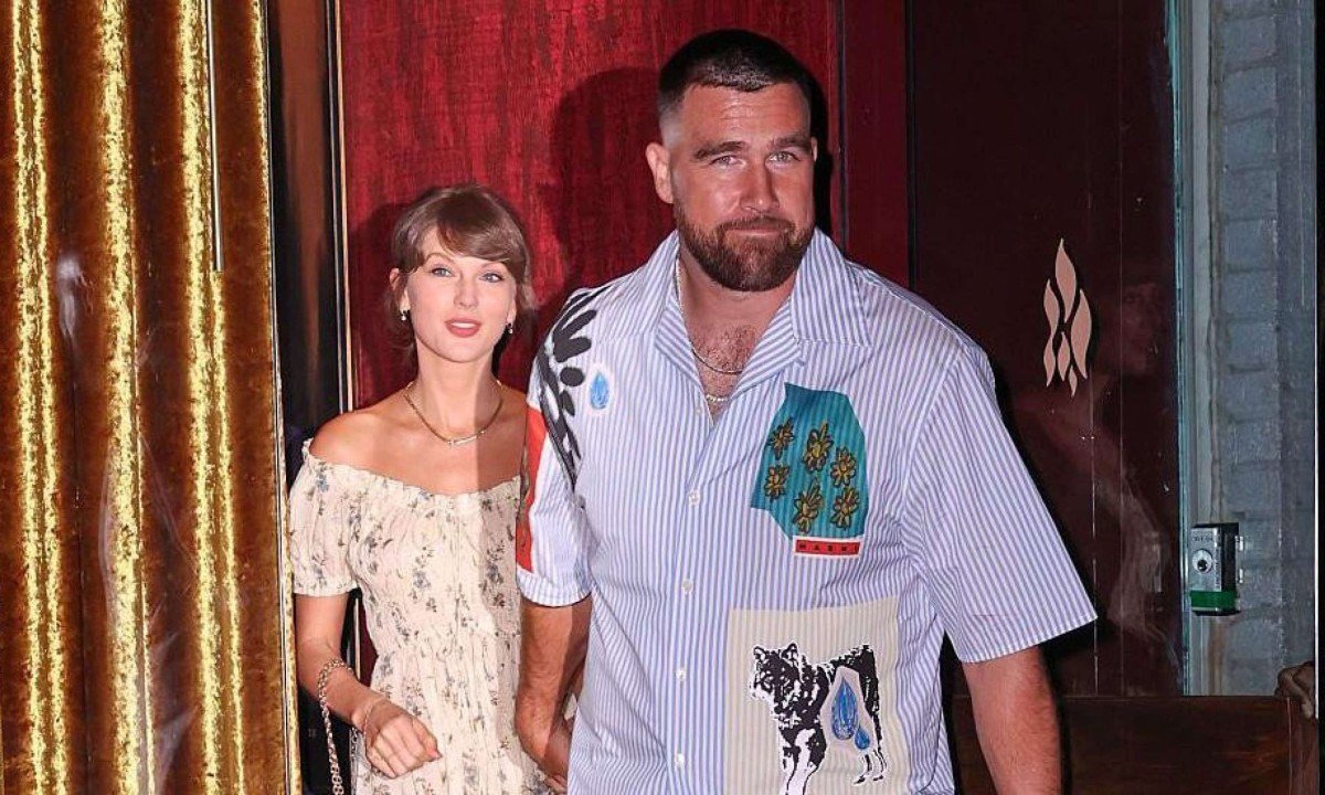 Travis Kelce faz primeiras revelações sobre casamento com Taylor Swift: 'Melhor noite da minha vida' - (crédito: Icon Sportswire via Getty Images)