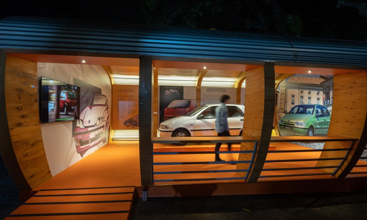 A exposição "Celebrar as ruas: 50 anos de Fiat e brasilidade na Casa Fiat de Cultura" fica em cartaz até o dia 11 de outubro - (crédito: Leo Lara)