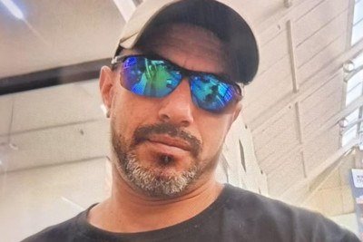 Silvio Souza Porto após levar várias facadas da amiga de sua ex-mulher -  (crédito: Redes sociais / Reprodução)