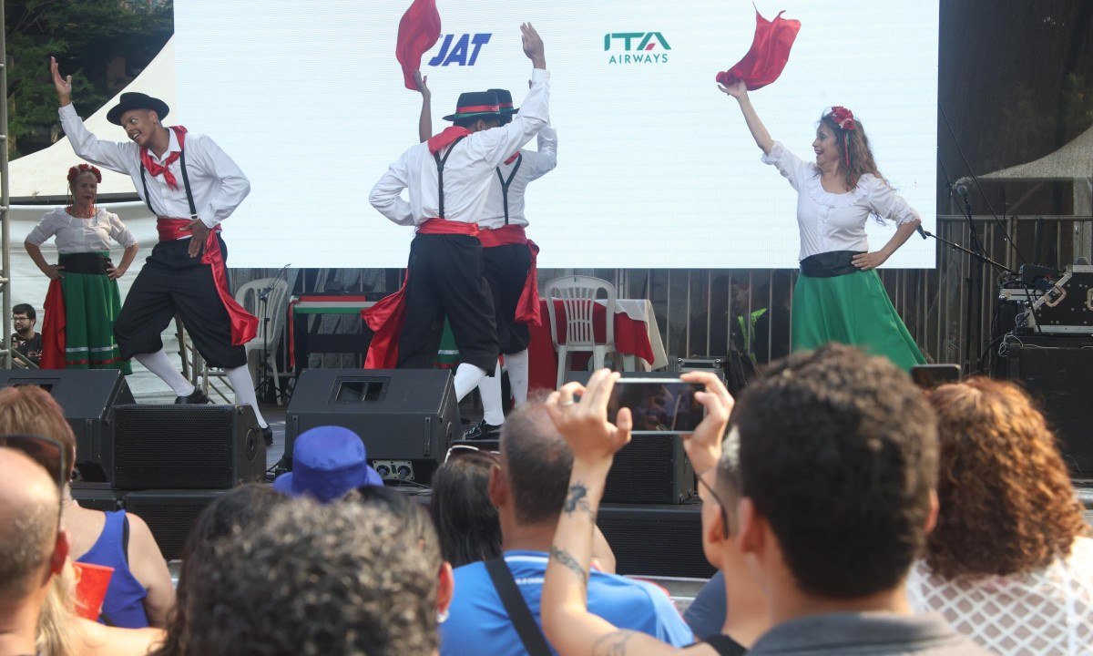 Festas que celebram a cultura italiana viram alvo de comparação entre os frequentadores - (crédito: Marcos Vieira /EM/DA. Press)