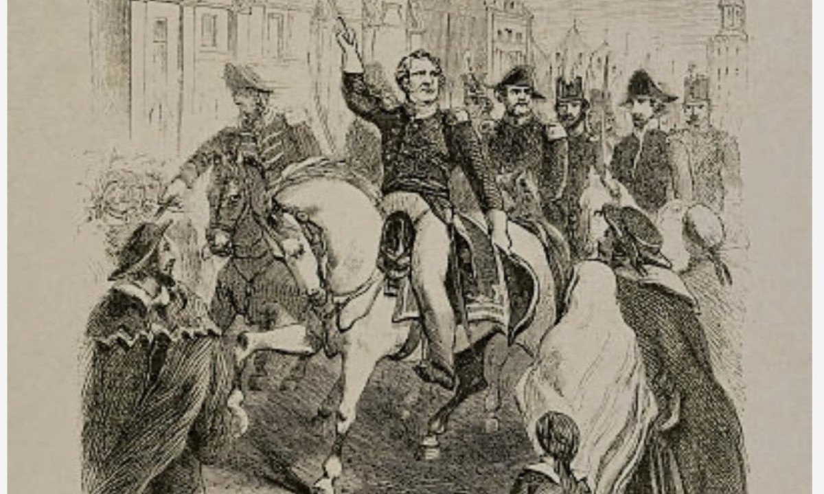  O general Winfield Scott entra triunfalmente na Cidade do México
     -  (crédito: reprodução)