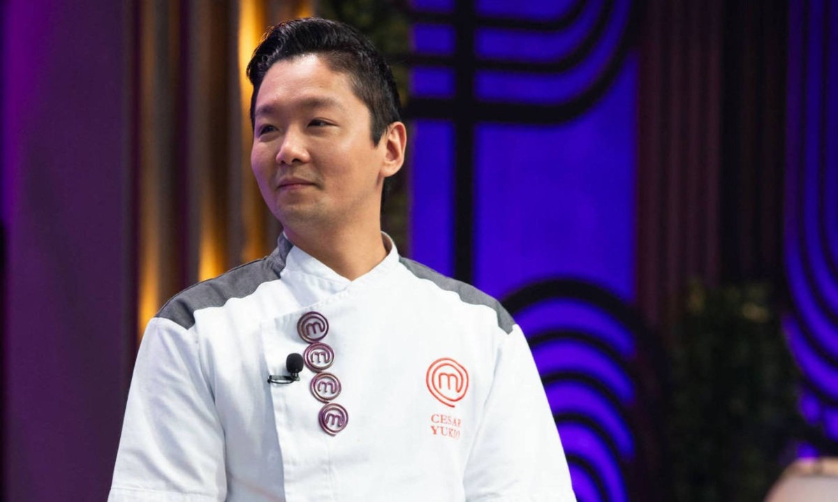 Chef César Yukio precisou ser internado e receber antibióticos intravenosos para tratar uma celulite pós-septal - (crédito: Marcelinho Santos/Band/Divulgação)