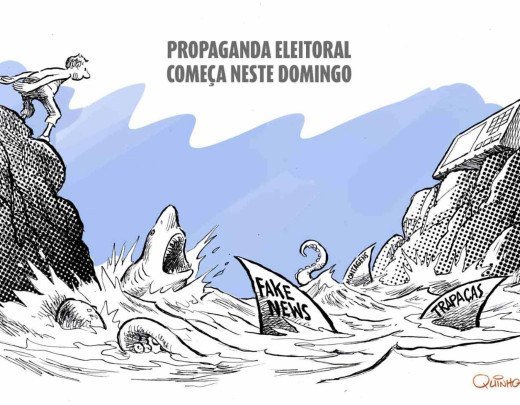 propaganda eleitoral -  (crédito: Quinho)