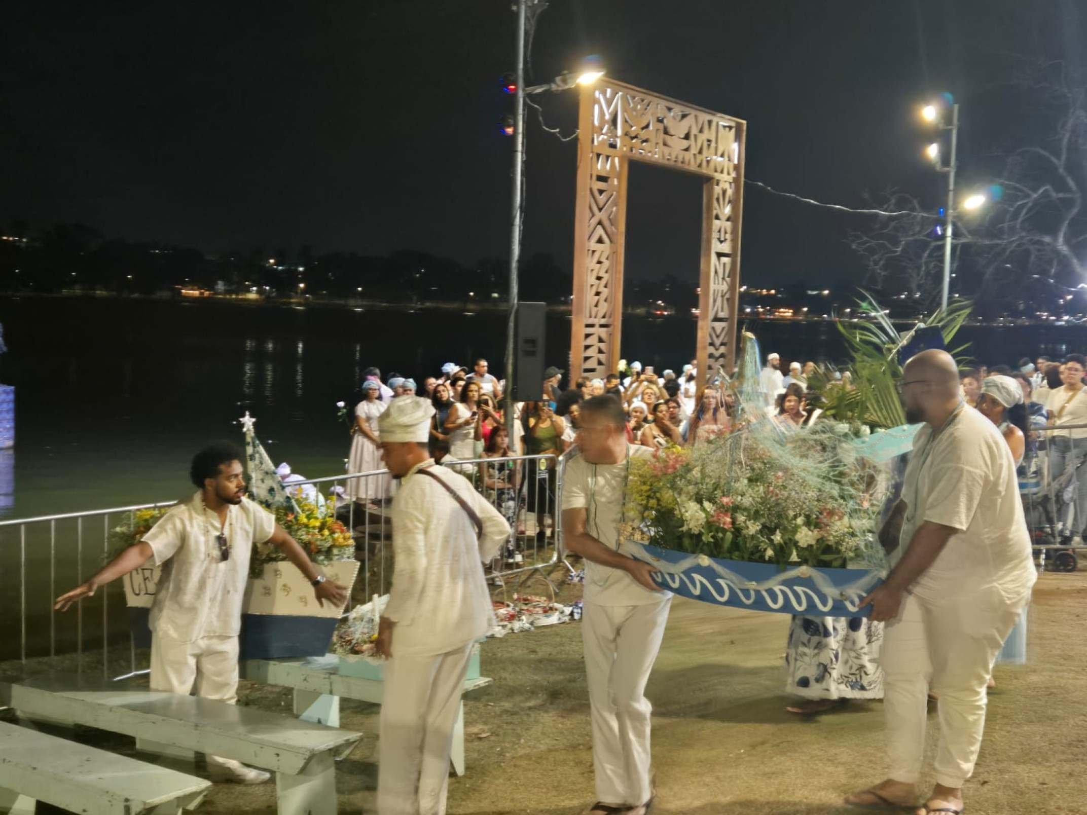 A Lagoa da Pampulha recebe neste sábado (15/8) a 73ª edição da Festa de Iemanjá