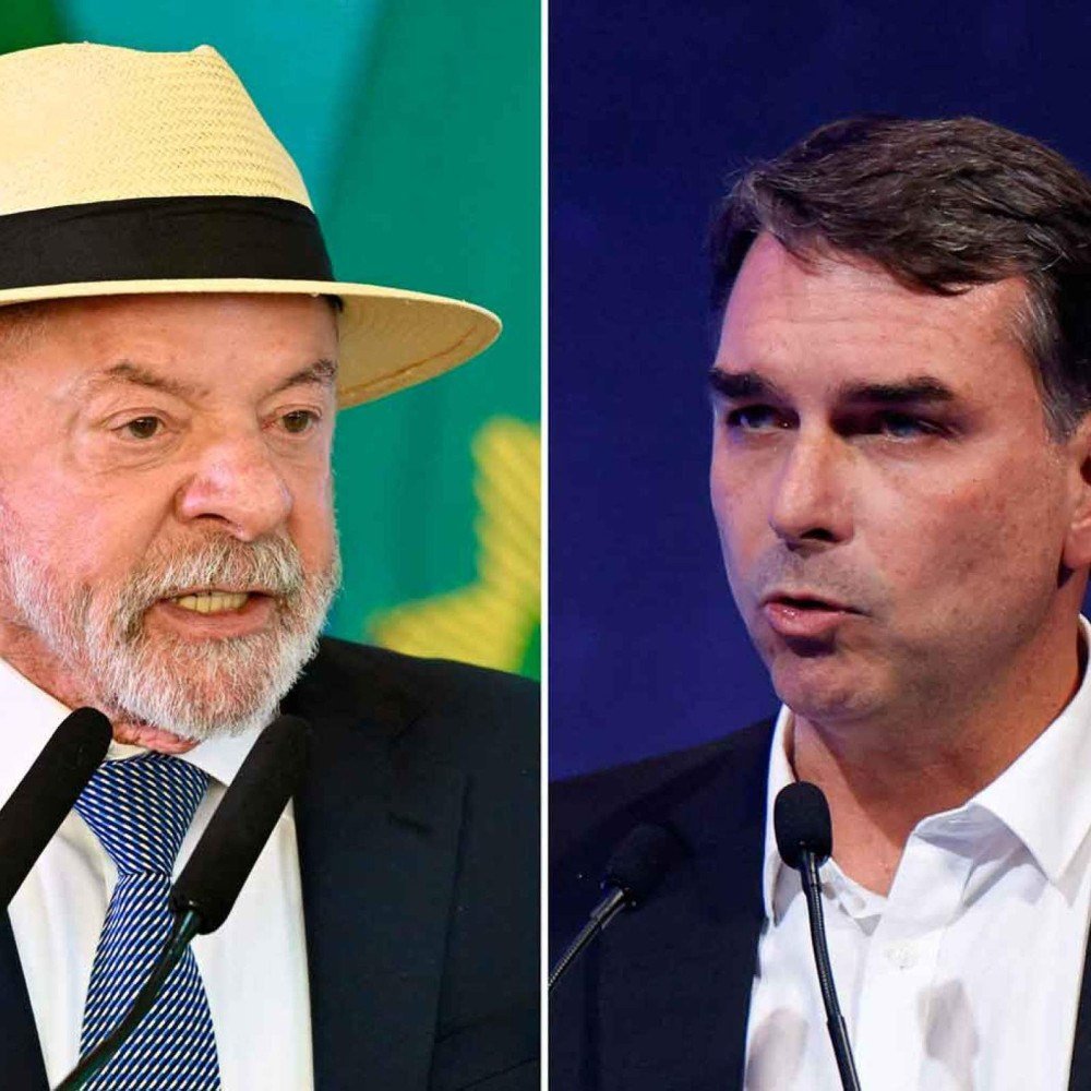 Flávio Bolsonaro tem 47% e Lula, 42% no segundo turno, diz pesquisa